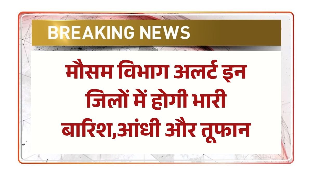 Rajasthan Weather Alert